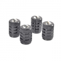 LAMPA 02481 ΚΑΠΑΚΙΑ ΒΑΛΒΙΔΩΝ BRILLIANT TITANIUM  (4 ΤΕΜΑΧΙΑ )